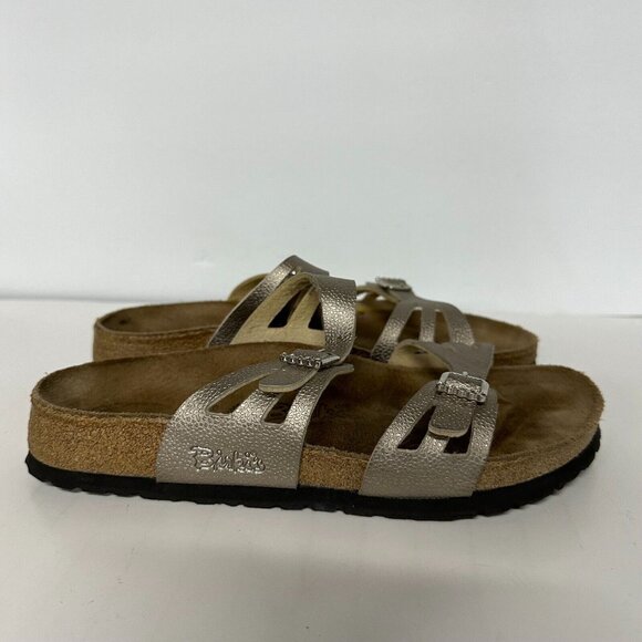 Birkenstock Birkis Moorea Granada Rhinestone Buckle Strap Sandals Womens 7 - Picture 1 of 10